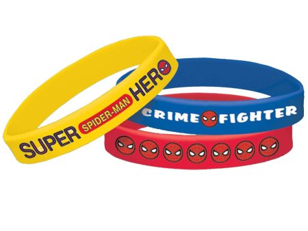 Spider-Man Rubber Bracelets 6pcs Online now