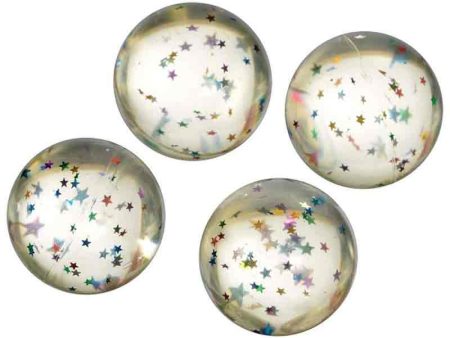 Bounce Ball Star Glitter Favor 8pcs Cheap