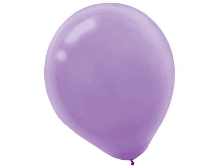 Lavender Latex Balloons 12in, 15pcs Online Hot Sale