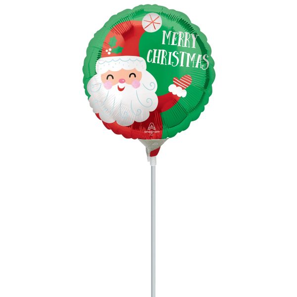 Smiley Satin Santa Christmas Mini Shape 23cm on Sale