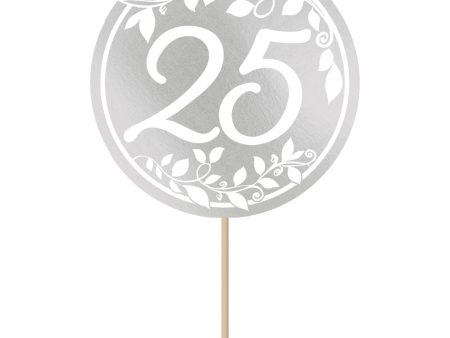 25th Anniversary Hot-Stamped Picks-Silver, 24pcs For Cheap