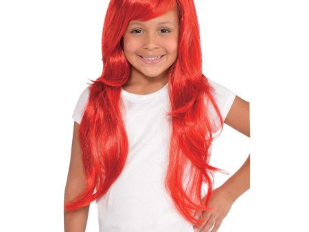 Child Glamorous Red Wig For Cheap