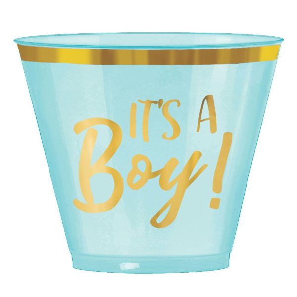 Baby Shower - Oh Baby Boy Hot Stamped Tumblers 30pcs Online Sale