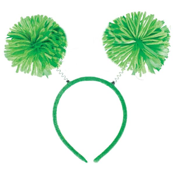 Green Pom Pom Headbopper Fashion