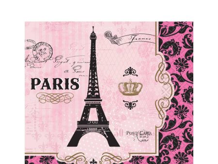 A Day In Paris Lunch Tissues 16pcs For Discount