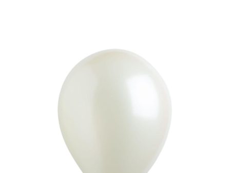 Vanilla Cream Pearl Latex Balloons 5in, 100pcs For Cheap