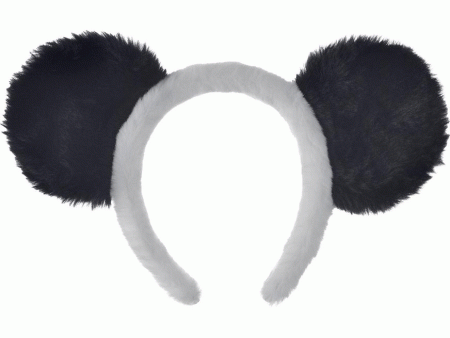 Panda Furry Ears Headband For Sale