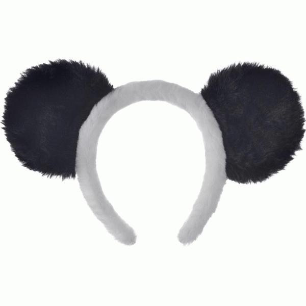 Panda Furry Ears Headband For Sale