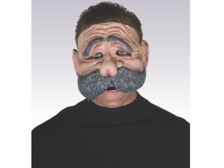 Adult Old Papa Chinless Mask For Cheap