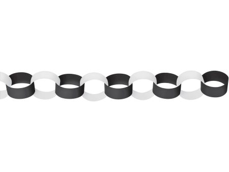 Black And White Chain Link Garland For Discount