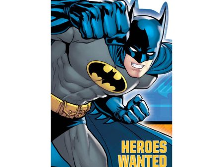 Batman Invitation Cards 8pcs Hot on Sale