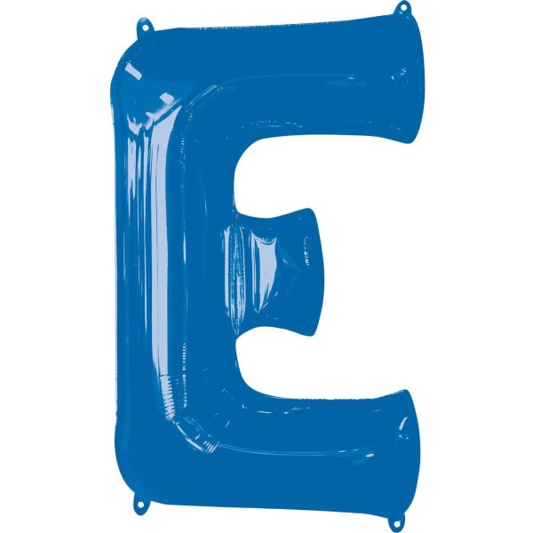 Blue Letter SuperShape Foil Balloons Discount