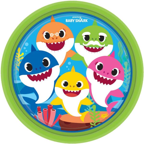 Baby Shark Paper Plates 9in, 8pcs Cheap