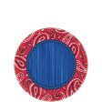 Bandana & Blue Jeans Plates 7in, 8pcs For Cheap