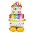 Birthday Cake AirLoonz Large Foil Balloon 68x134cm Online now