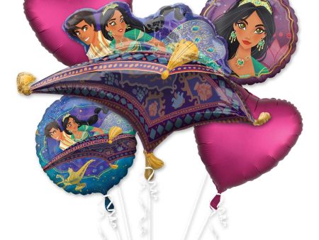 Aladdin Balloon Bouquet 5pcs Online Hot Sale