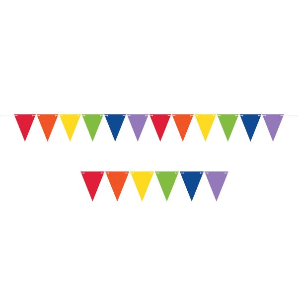 Assorted Mini Paper Pennant Banner Supply