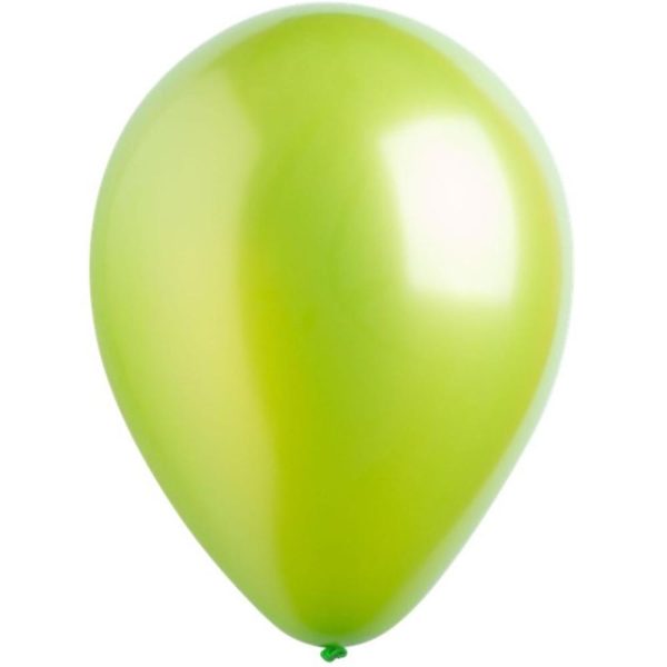 Kiwi Metallic Latex Balloons 11in, 50pcs Online Sale