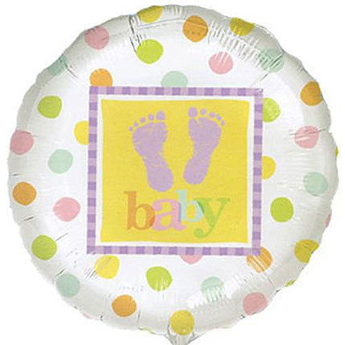 Baby Steps Foil Balloon 18in Online now