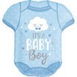 Baby Boy Onesie SuperShape Balloon 55x60cm on Sale