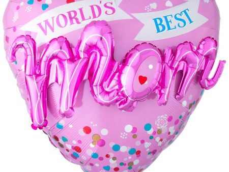 World s Best Mom Multi-Balloon 36in Online Hot Sale