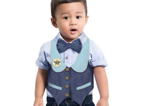 Young Birthday Vest & Bow Tie For Cheap