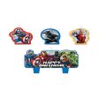 Avengers Powers Unite Birthday Candle Set 4pcs For Cheap