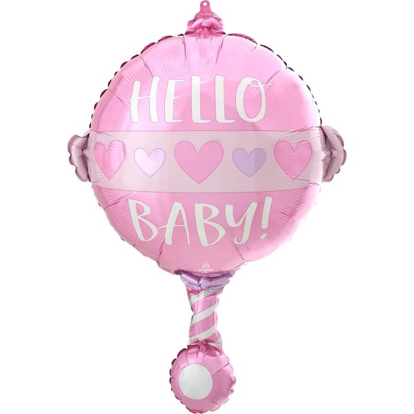 Baby Girl Rattle Standard Shape 43x60cm For Sale