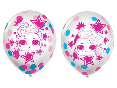 Lol Surprise Together 4Eva! Confetti Latex Balloon 12in, 6pcs For Discount