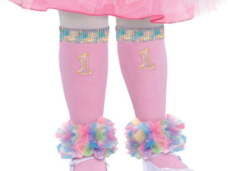 1st Birthday Girl Leg Warmers Online Hot Sale