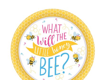 Baby Shower - What Will It Bee? Paper Plates 7in, 8pcs Online Sale