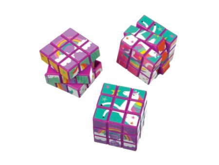 Unicorn Puzzle Cube Favors 12pcs Online now