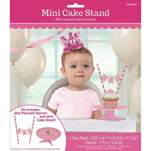 1st Birthday Girl Mini Cake Stand Kit Online Hot Sale