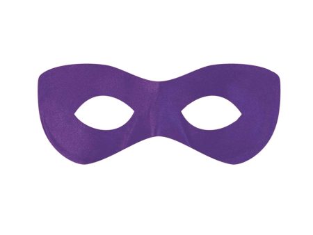 Adult Purple Superhero Mask Fashion