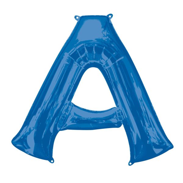 Blue Letter Minishape Foil Balloons Sale