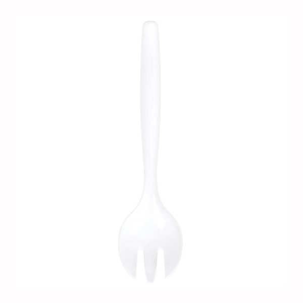 White Serving Fork Supply