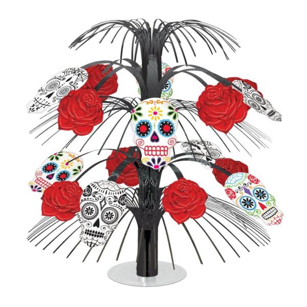 Black & Bone Cascade Foil Centerpiece 14in For Discount