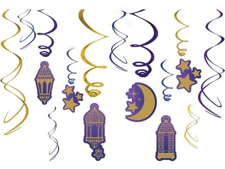 Eid Value Pack Foil Swirl Decorations Hot on Sale