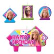 Barbie Sparkle Birthday Candle Set 4pcs Fashion