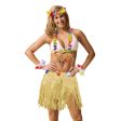 Adult XL Plastic Luau Skirt Adult XL 18 x 42in For Discount