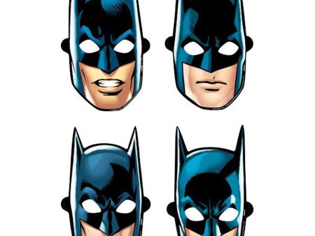 Batman Heroes Unite Paper Mask 8pcs on Sale