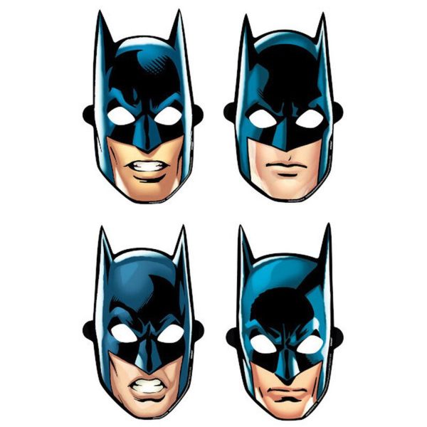 Batman Heroes Unite Paper Mask 8pcs on Sale