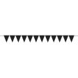 Black Mini Paper Pennant Banner Online now