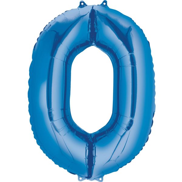 Blue Number Mini shape Foil Balloons Sale