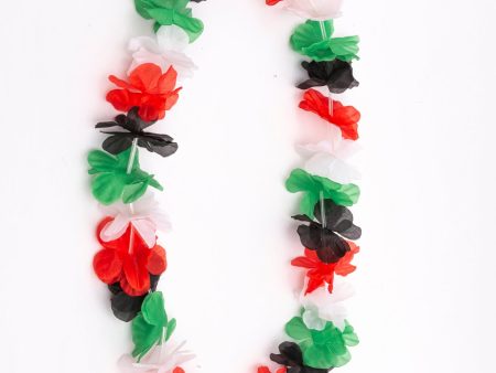 UAE Lei Red, Green, White, Black 40 inch  (101.6 cm) Sale