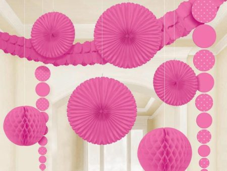 Bright Pink Dot Decorating Kit 9pcs Online Hot Sale