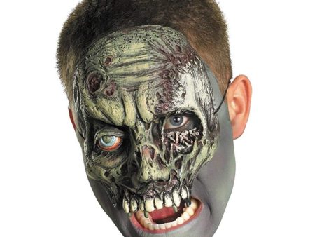 Adult Chinless Walking Zombie Vinyl Mask Sale