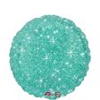 Faux Sparkle Green Foil Balloon 18in Cheap