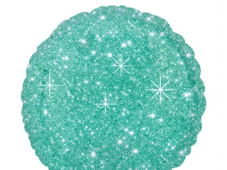 Faux Sparkle Green Foil Balloon 18in Cheap