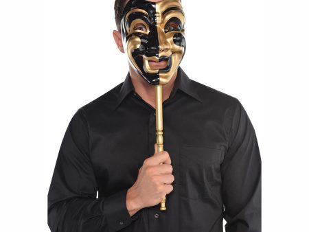 Adult Jester Stick Mask Online now